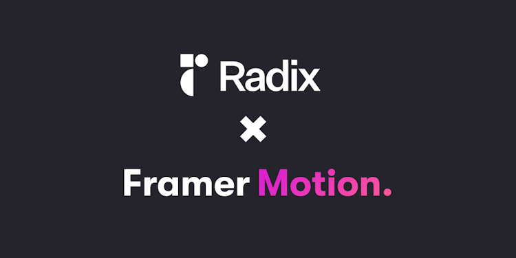 Animating Radix Primitives with Framer Motion